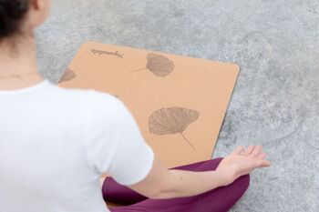 Tapis de yoga confort "Ginkgo" 8