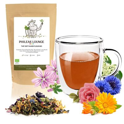Thé vert Panier Fleuri Bio - 100g