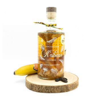 Punch au rhum banane flambée fève tonka 4