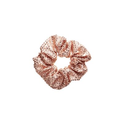 PEACH Crystal Scrunchie