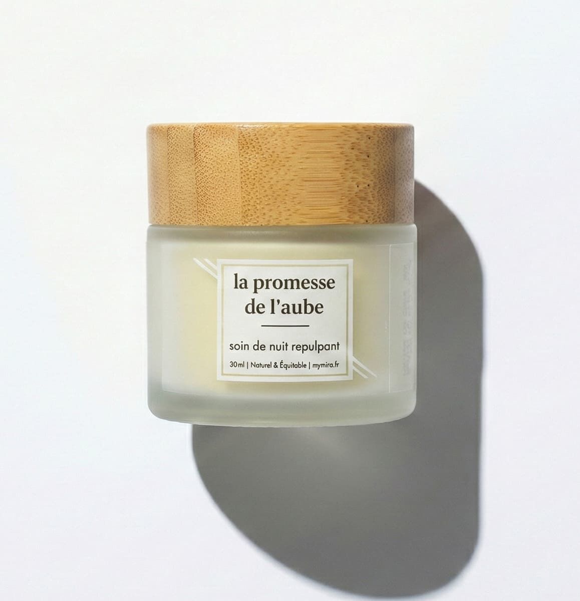 La Promesse de L'aube - Plumping night balm with coconut oil, baobab and grapefruit essential oil - Face - Repairing, regenerating, non-greasy finish - 30 ml