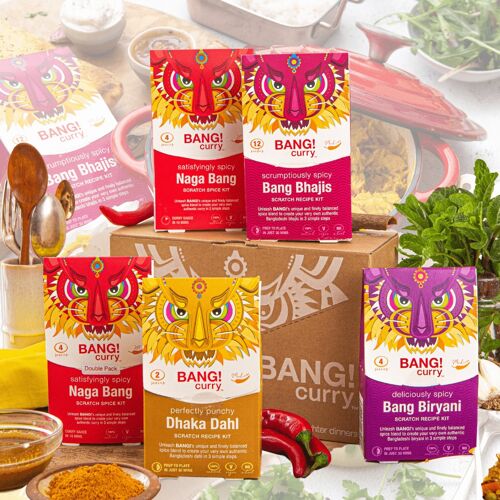 Spicy Curry Night Box - feeds 12 people