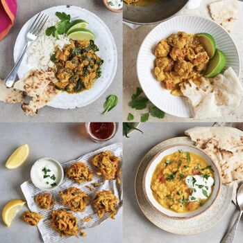 Mild -Med Curry Night Box - nourrit 12 personnes 2