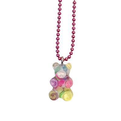 Pop Cutie Gacha Confetti Gummy Bear Necklaces