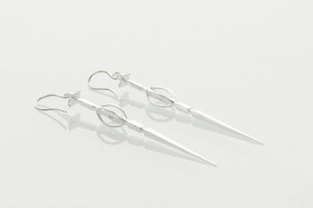 Boucles d'oreilles Mega en argent de la déesse Freya 2