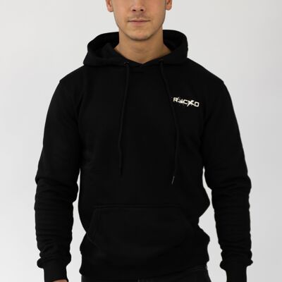 The cross hoodie black -  unisex