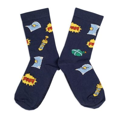 Asterix & Obelix Socks - Comics Blue