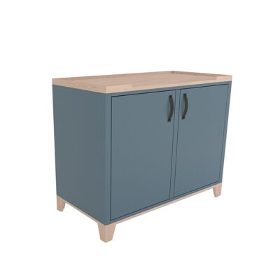 Commode Pepper Basic met deurtjes - Blauw