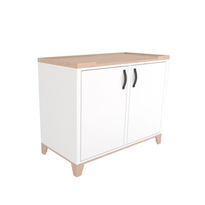 Commode Pepper Basic met deurtjes - Wit