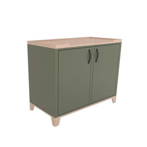 Commode Pepper Basic met deurtjes - Groen