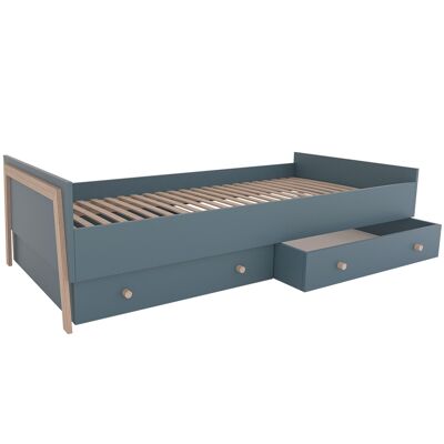 Cama infantil Polly - Blauw - Met lades