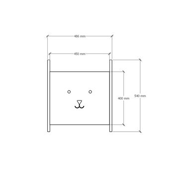 Speelgoedbak Polly - Wit - Kat 3