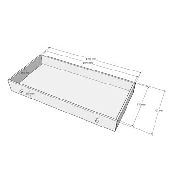 Peuterbed Polly - Grijs - Zonder lade -220€ 7