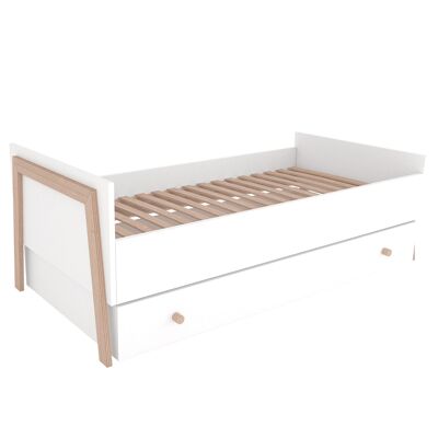 Peuterbed Polly - Wit - Met lade