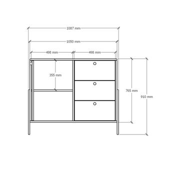 Commode Polly - Wit 2