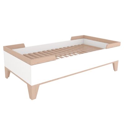 Peuterbed Pepper - Wit - Zonder lade -220 €