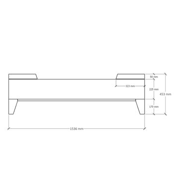 Peuterbed Pepper - Wit - Zonder lade -220 € 4