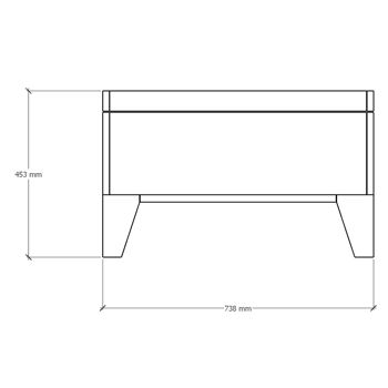 Peuterbed Pepper - Wit - Zonder lade -220 € 5