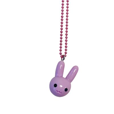 Pop Cutie Gacha Color Bunny Necklaces