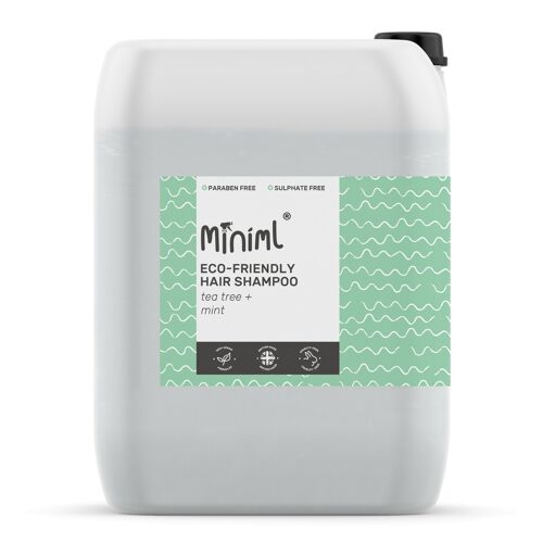 Hair Shampoo - Tea Tree + Mint - 20L Refill (MIN256)