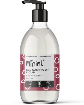 Liquide Vaisselle - Rhubarbe + Citron - Pompe Verre 12 x 500ML
(MIN300)