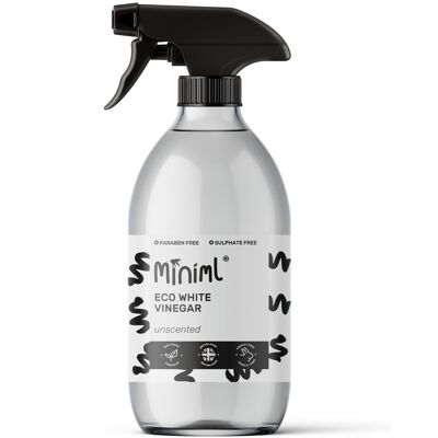 Vinagre blanco - Spray de vidrio de 12 x 500 ml (MIN129)