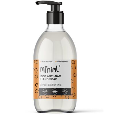 Anti - Bac Hand Soap Clementine - 12 x 500ML Glass Pump
 (MIN139)
