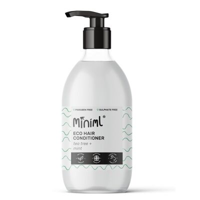 Hair Conditioner - Tea Tree + Mint - 12 x 500ML Glass Pump 
(MIN276)