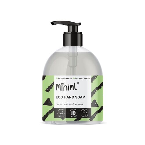 Hand Soap - Cucumber + Aloe Vera - 12 x 500ML PET Pump 
(MIN305)