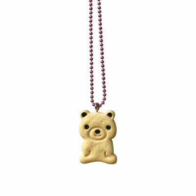 Pop Cutie Gacha Bear Biscuit Necklaces 12 pcs