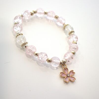 Bracelet - Peony - pink