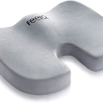cuscino del sedile ortopedico feela.® - argento
