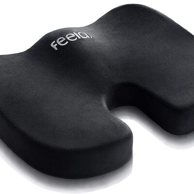 feela.® orthopedic seat cushion - black