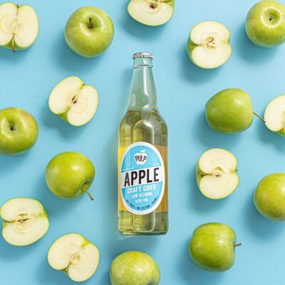 PULPE à faible teneur en alcool Pomme 0,5% 12 bouteilles de 500 ml