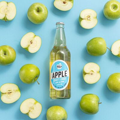 Low Alcohol PULP Apple 0.5% 12 x 500ml Bottles