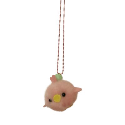 Ltd. Pop Cutie PomPom Bird Necklaces  - 6 pcs. Wholesale