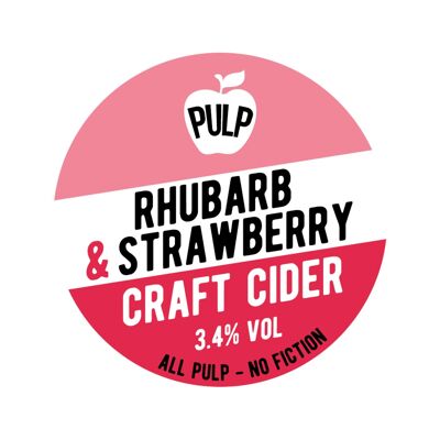 PULP Rhubarb & Strawberry 3.4% 20LBIB