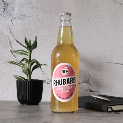 PULPA Ruibarbo 4% 12 botellas de 500ml
