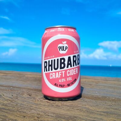 PULPA Ruibarbo 4% 24 Latas de 330ml