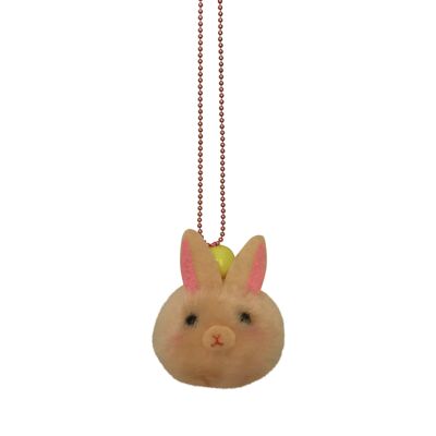 Ltd. Pop Cutie PomPom Bunny Necklaces  - 6 pcs. Wholesale