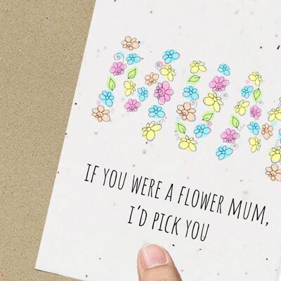 Flower Mum Mom Eco-Friendly Piantabile Seed