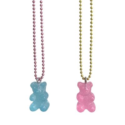 Pop Cutie Gacha Sparkle Gummy Bear Ver.2 Kids Necklaces