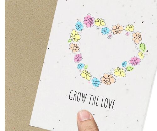 Grow the Love, Eco-friendly Plantable Seeded Wedding