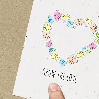 Grow the Love, Eco-friendly Plantable Seeded Wedding