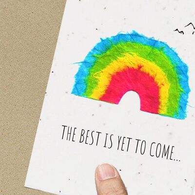 Rainbow Eco-Friendly Seeded Card