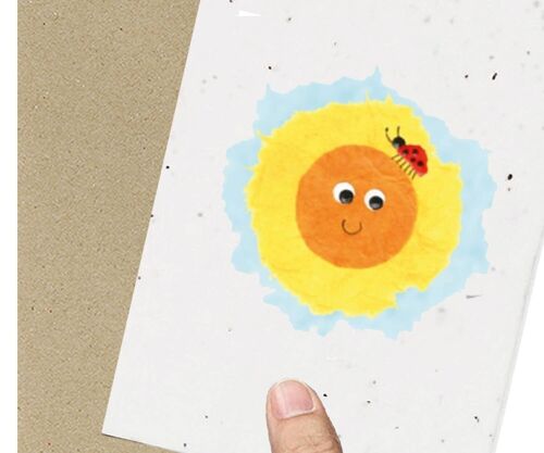 Happy Sun Eco-Friendly Seeded Card