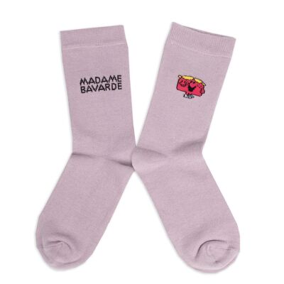 Chaussettes Monsieur Madame - Mme Bavarde