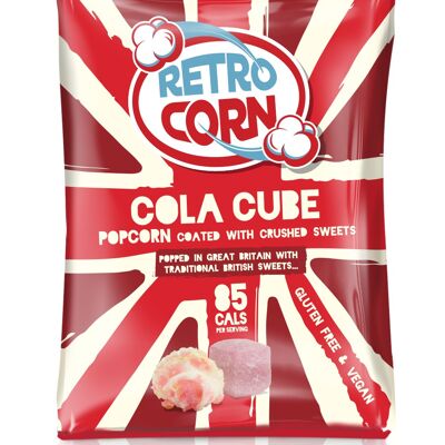 Retrocorn Cola Cubes Popcorn Snack Pack