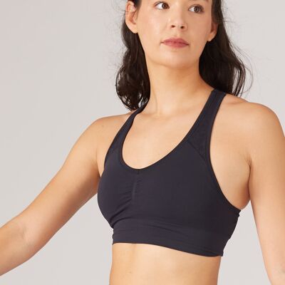 Energise and Glow Sports Bra, Black