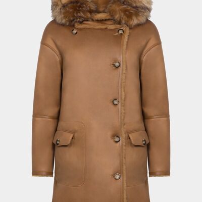 Reversible Duffle Coat - camel